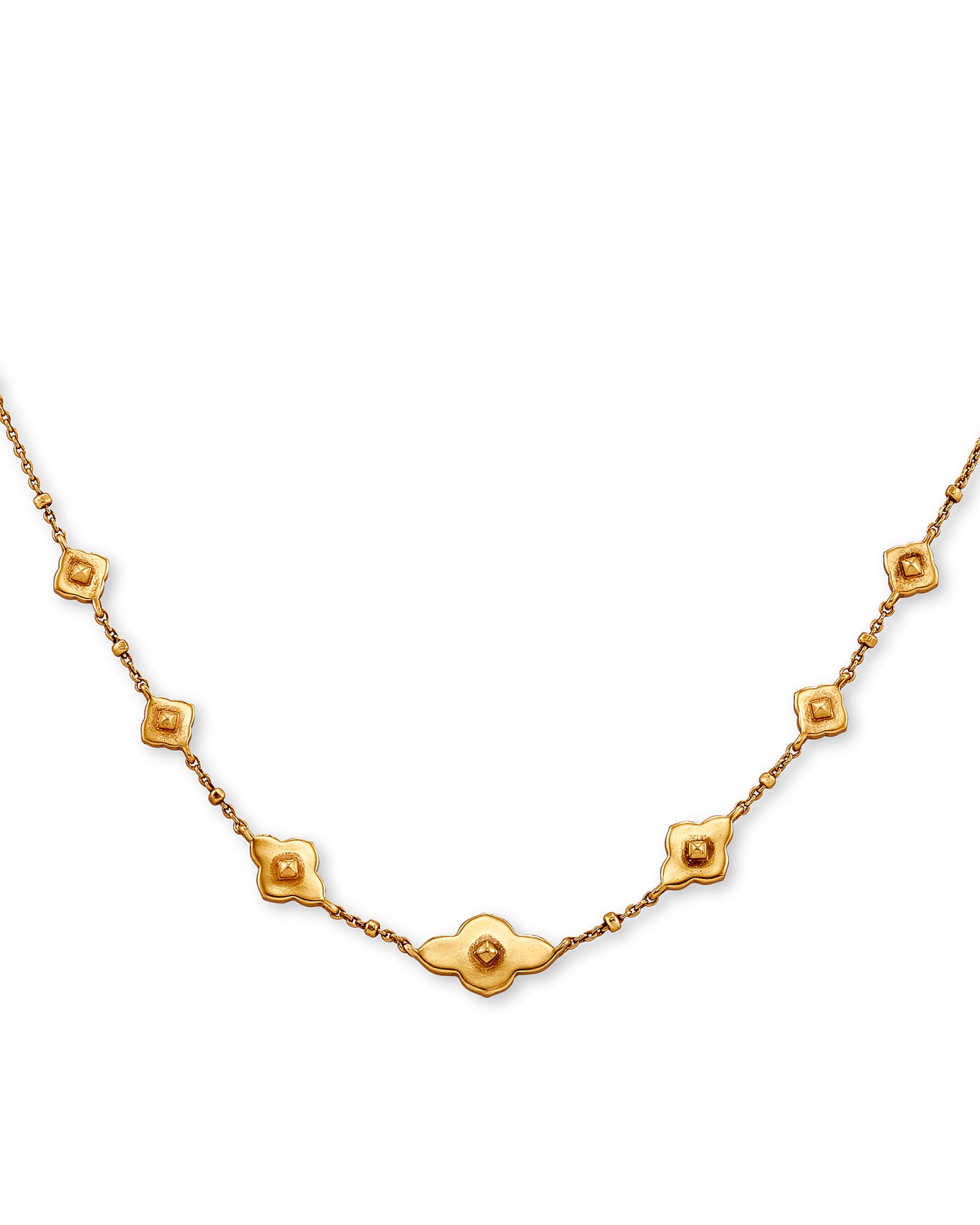 Kendra Scott Abbie Strand Necklace in Vintage Gold | Plated Brass